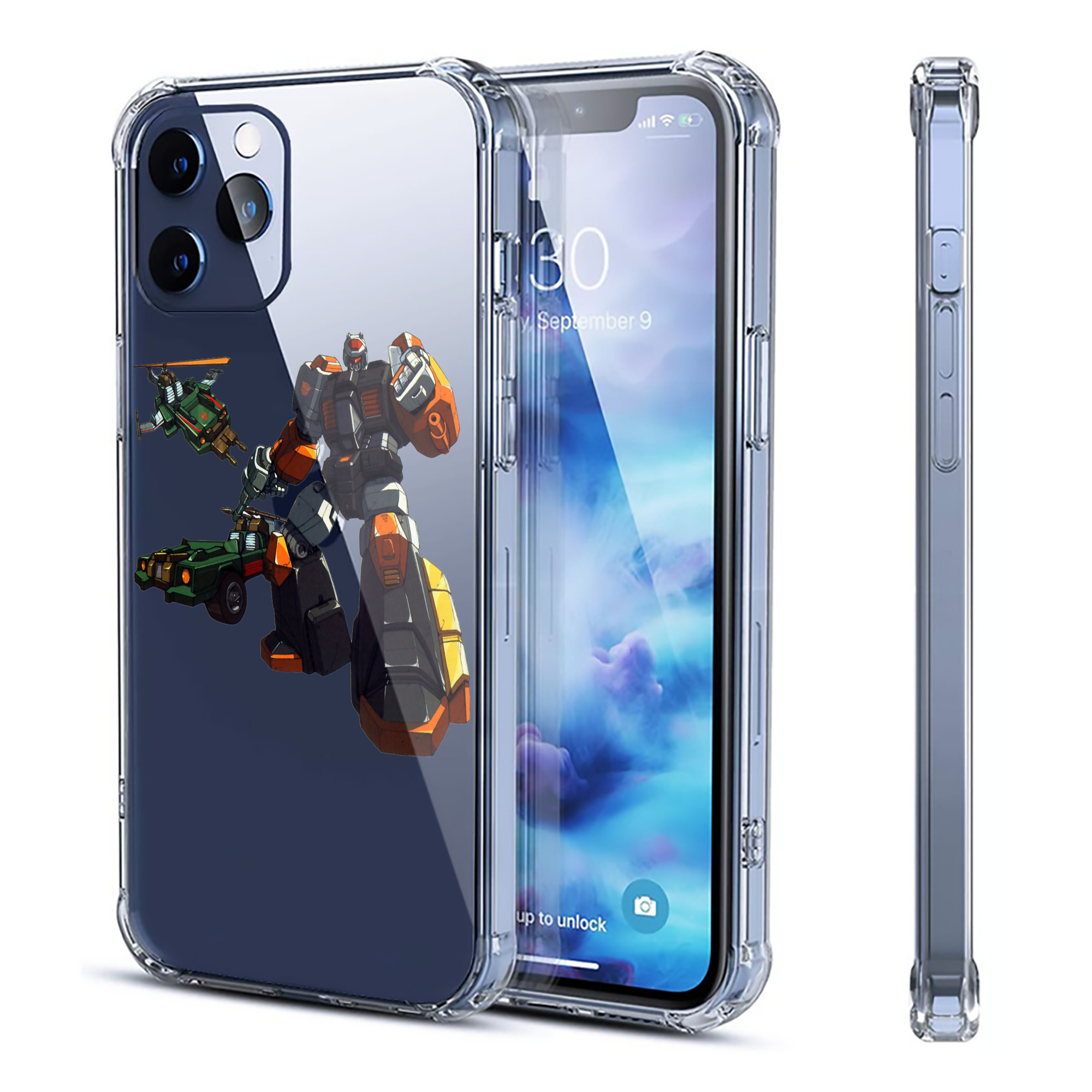 （画像用）  【iPhone 12シリーズ対応】透明スマホケース（クリアソフトケース）